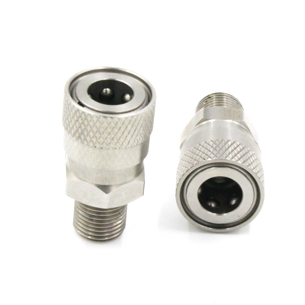 Новая БЫСТРОРАЗЪЕМНАЯ муфта QUPB 1/8 дюйма BSP параллельная MaleThread из нержавеющей