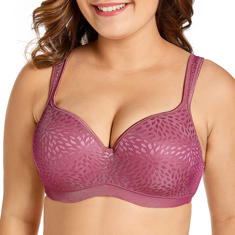 Большие размеры 34-44 B C D DD DDD E Для женщин топа с полной чашкой и покрытие на