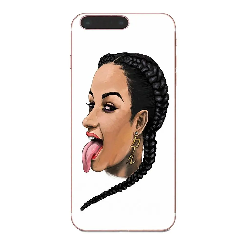 Мягкие сумки из ТПУ чехлы Веселые девушки Cardi B для Huawei Mate 7 8 9 10 20 P8 P9 P10 P20 P30 Lite Plus Pro
