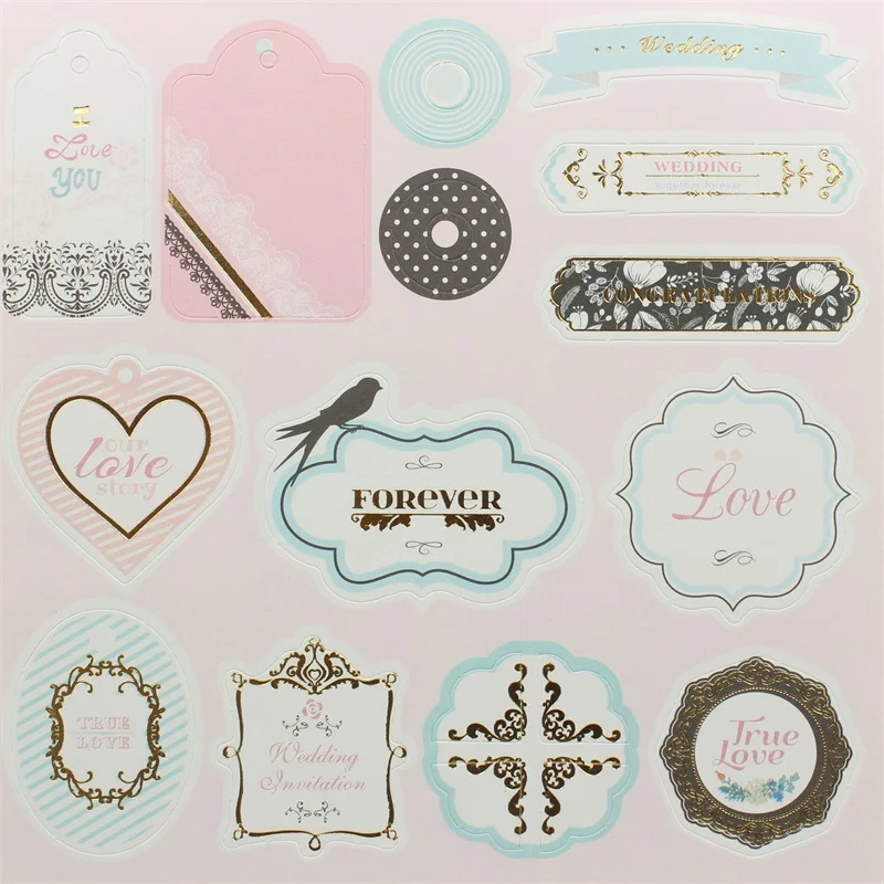 

ZFPARTY 6'' Single-side Printed Christmas Pattern Decorative Scrapbooking paper set of 24sheets printed background craft paper