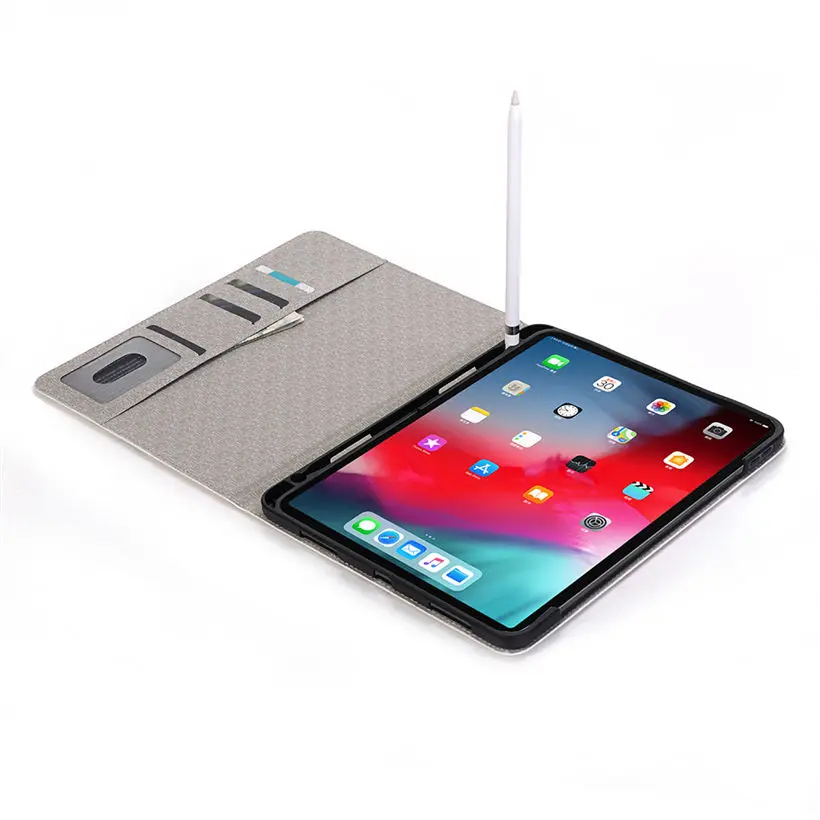 Чехол для iPad Pro 11 2018 умный чехол с держателем стилуса дюймов силиконовый рисунком