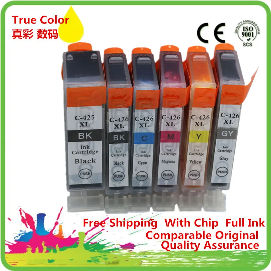Картридж PGI 425 425XL PGI425 PGI425XL PGI425BK для Canon MG6140 MG6240 MG8140 MG8240|ink cartridge|replacement cartridgeink cartridge for