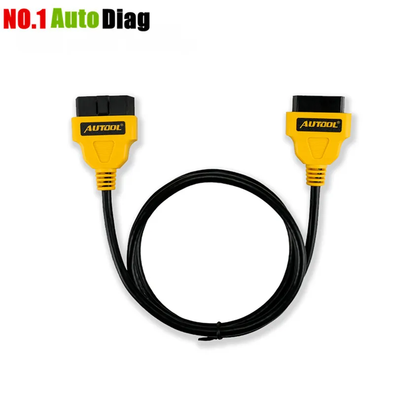 

16-контактный Удлинительный кабель AUTOOL ELM327 OBD2, 1,5 м, 16-контактный Удлинительный кабель ELM327 OBD II OBD2, соединитель кабеля-удлинителя