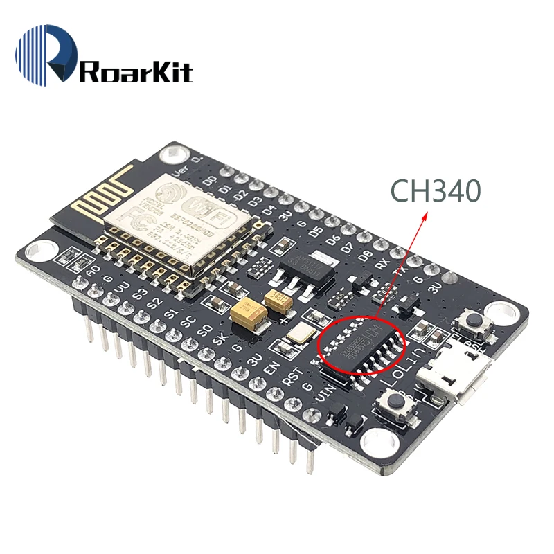 ESP8266 CH340G NodeMcu V3 Lua беспроводной wifi модуль Разъем макетная плата ESP-12E Micro USB ESP8266 CP2102 на основе L293D - Цвет: CH340