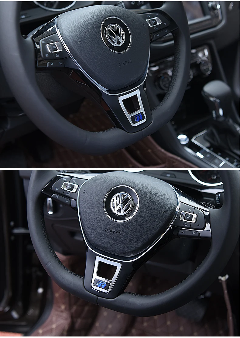 Для Volkswagen tiguan L руль с блестками tiguan L украшение интерьера для нового tiguan L руль патч