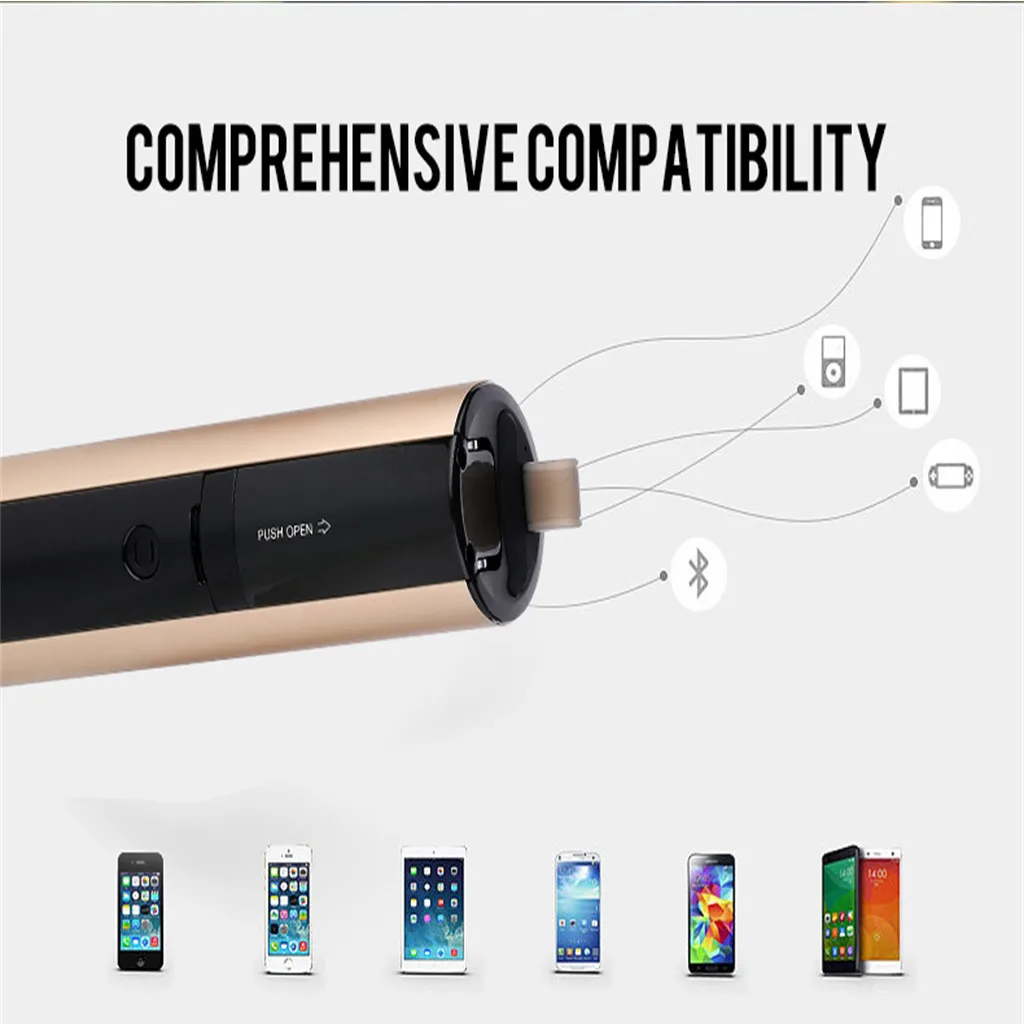 VOBERRY модный многофункциональный 4 в 1 портативный Bluetooth динамик Выдвижная ручная