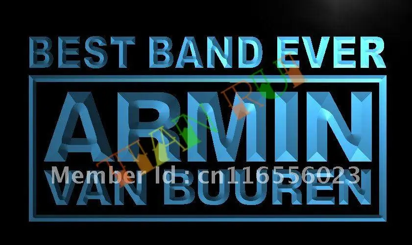 

LA342- Best Band Ever Armin Van Buuren LED Neon Light Sign