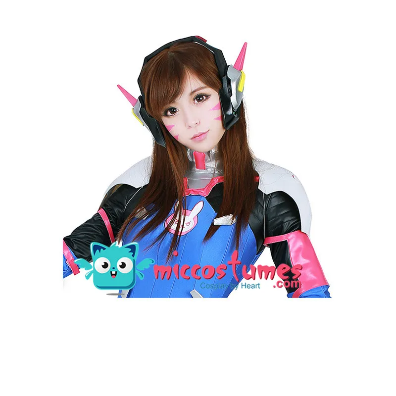 Синтетический парик для женщин D. Va Хана Сонг косплей парик
