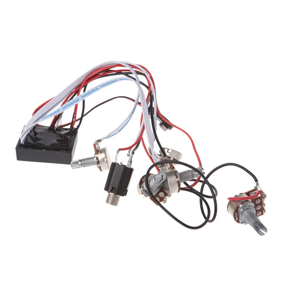 3 диапазона эквалайзера усилитель цепи гитара двойной потенциометр для