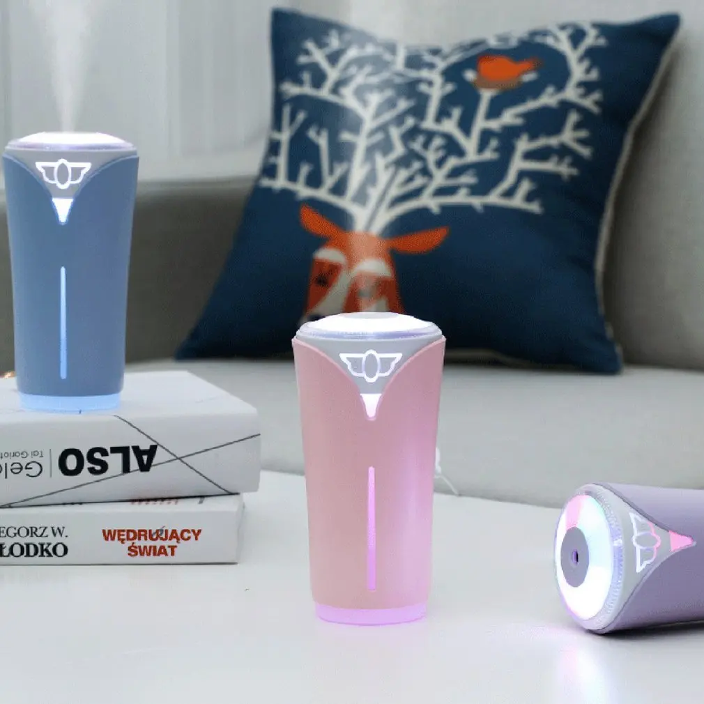 Портативный USB мини-увлажнитель воздуха в форме чашки для дома и автомобиля