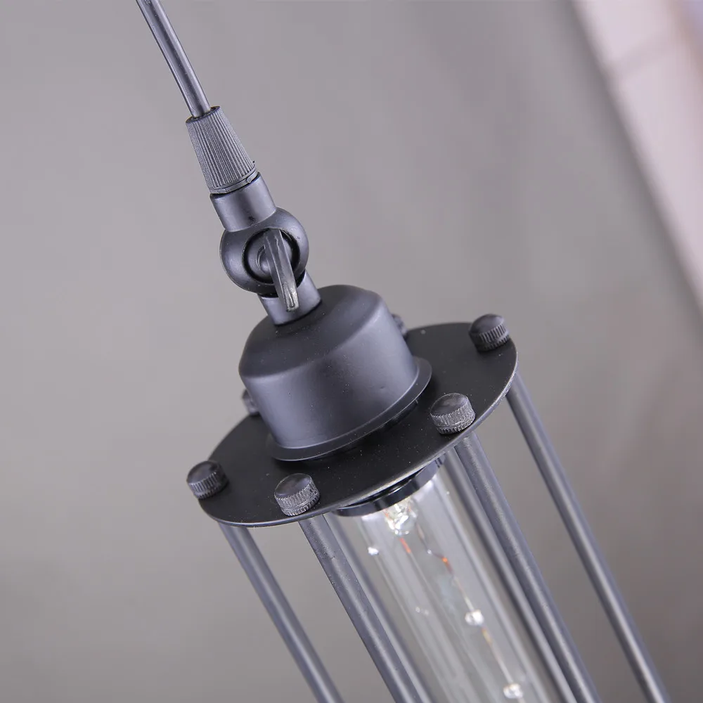 Винтажный подвесной светильник из кованого железа современный кухонный остров