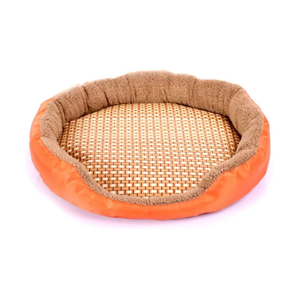 NEW Pet Cool Mat Pad Summer Cooling for Kennels Crates and Beds Straw Bamboo Cozy Household Hot Sale