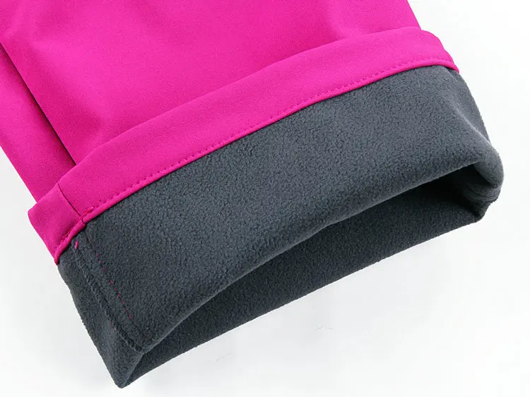 2017 эластичные термостойкие Флисовые женские Треккинговые флисовые брюки из