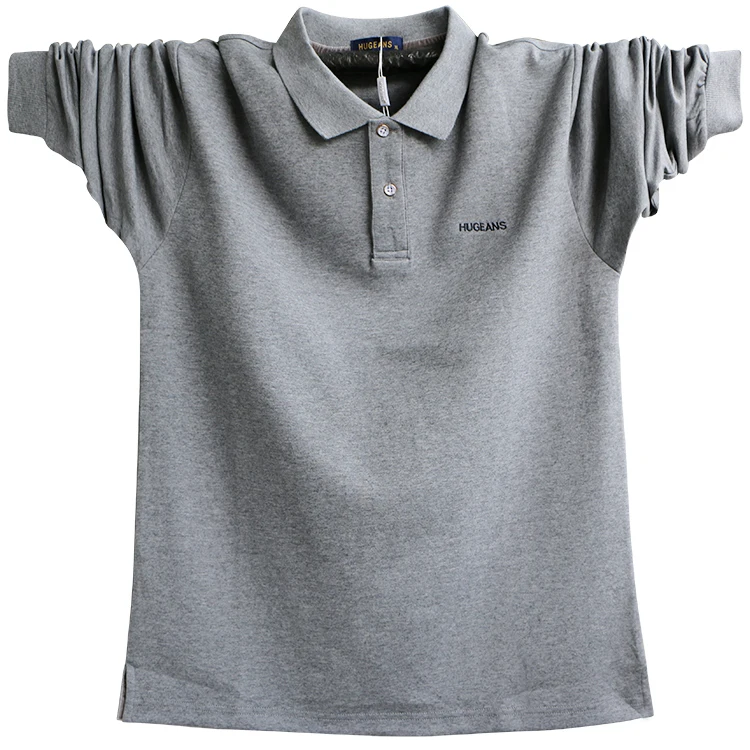 Для мужчин s Poloshirt мода с длинным рукавом Твердые Хлопок трикотажный пуловер мужской Slim Fit Бизнес Для мужчин Костюмы футболки-поло A5307