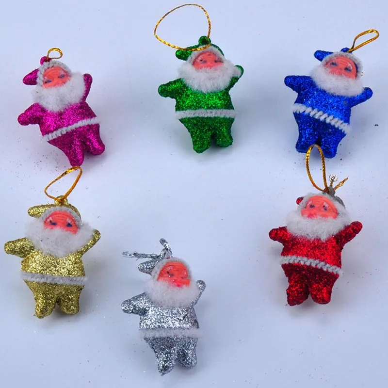 Маленькие украшения для рождественской елки кулон Санта-Клаус 24 шт./лот | Дом и