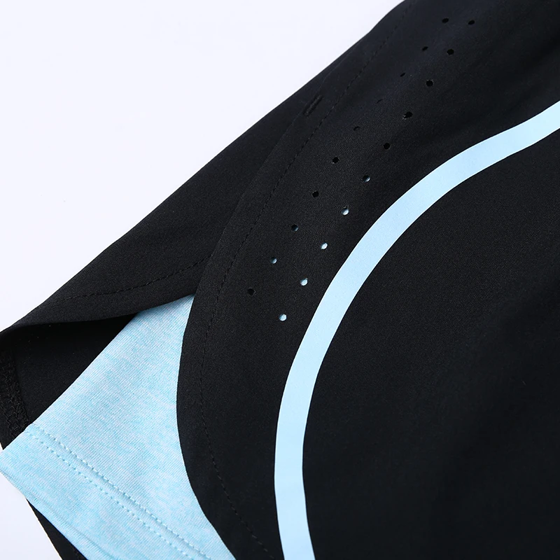 Для женщин 2 шт. Костюм для йоги быстросохнущая Бег тренировки Костюмы дышащая