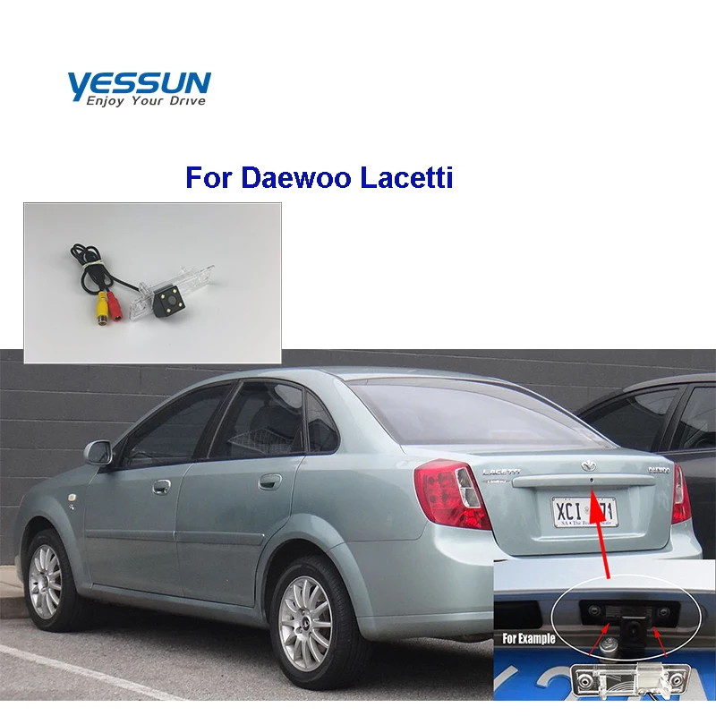 Камера заднего вида Yessun для Daewoo Lacetti камера номерной знак парковочная