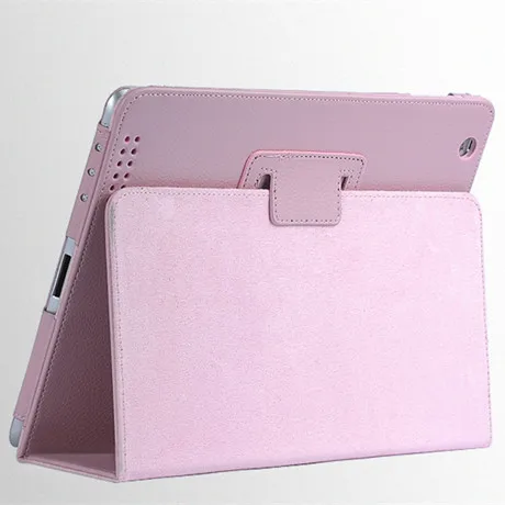 Pink Чехол для ipad 2/ipad 3/ipad 4 Магнитный Авто Пробуждение сна чехол из искусственной кожи с защелкой для ipad 2/3/4 чехол с смарт-подставкой Держатель - Цвет: Pink