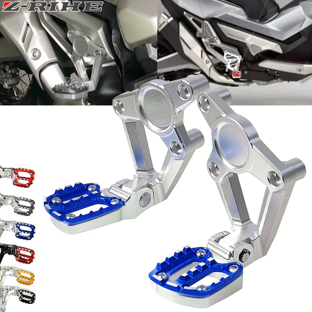 X-ADV Motorcycle accessories For HONDA XADV X ADV 2017 2018 Folding Rear Foot Pegs Footrest Passenger 750 | Автомобили и