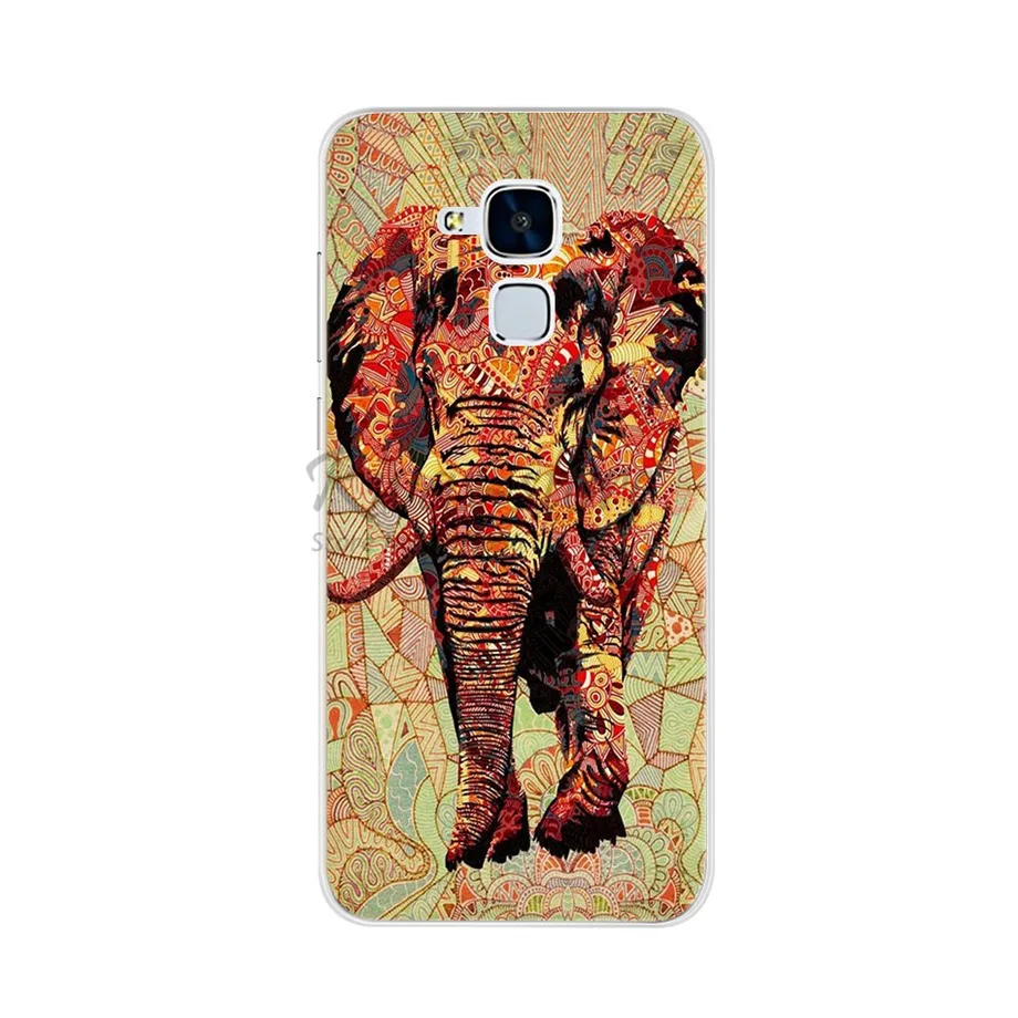 Кофе Чехол для телефона huawei GT3, силиконовый чехол, мягкий ТПУ чехол для huawei GT3 GT 3 G T3 Nmo-L31 Nmo L31, чехол s - Цвет: Кофе