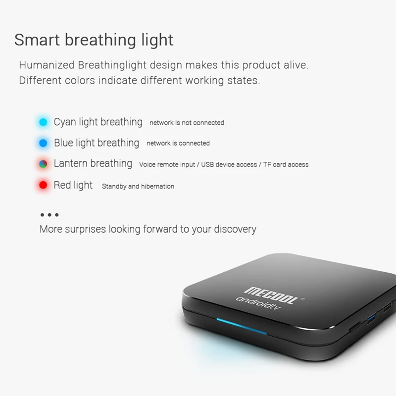Mecool Km9 Pro Android 9,0 ТВ-приставка Amlogic S905X2 Четырехъядерный 4G Ddr4 32G Rom 2,4G/5G Wifi Bluetooth 4K Atv смарт-приставка Voi