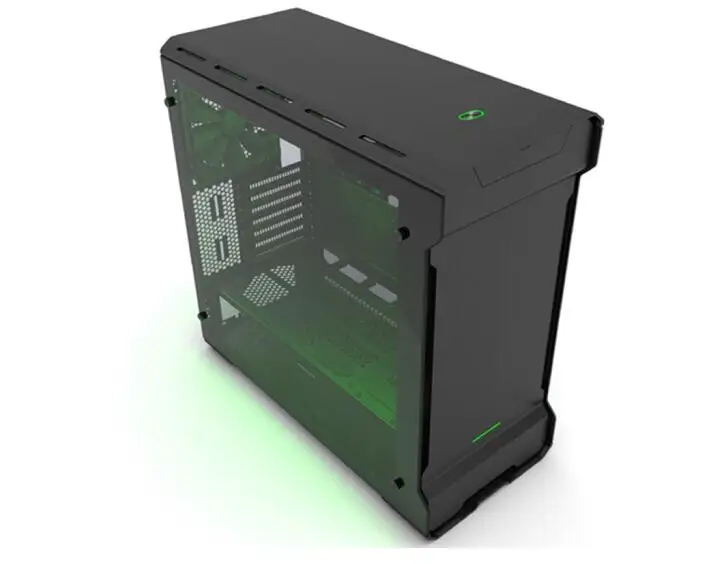 PHANTEKS 515ETG серебристый/черный двусторонний чехол для компьютера из закаленного стекла с водяным охлаждением - Цвет: black