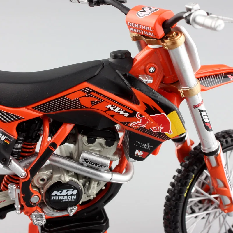1/12 весы 2012 KTM 250 SX-F № 70 racer Кен Роксен напитка red bull от производителя мотоцикла dirt bike игрушечные машинки модели Enduro