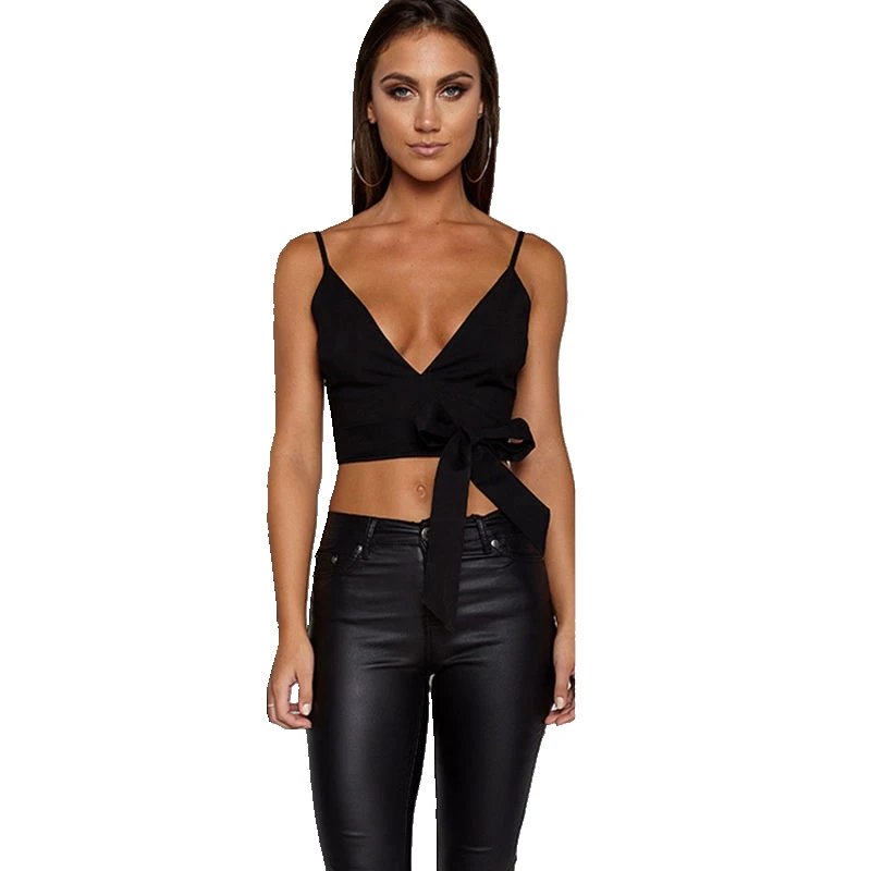 Женский укороченный топ без рукавов летняя майка с бантом|cami bralettes|sleeveless camicrop top