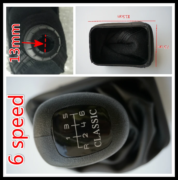 Быстрая доставка 6 скоростей ручки переключения передач для автомобиля с Gaitor