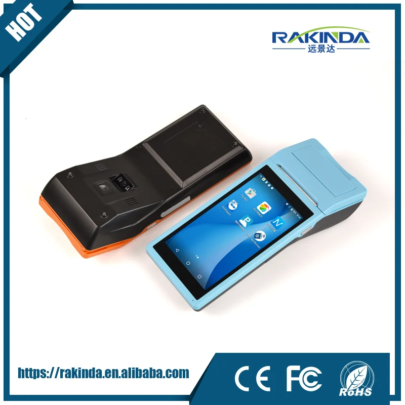 Rakinda S4-Android 6 0 Мобильный POS-терминал с 58 мм термопринтером и функцией считывания