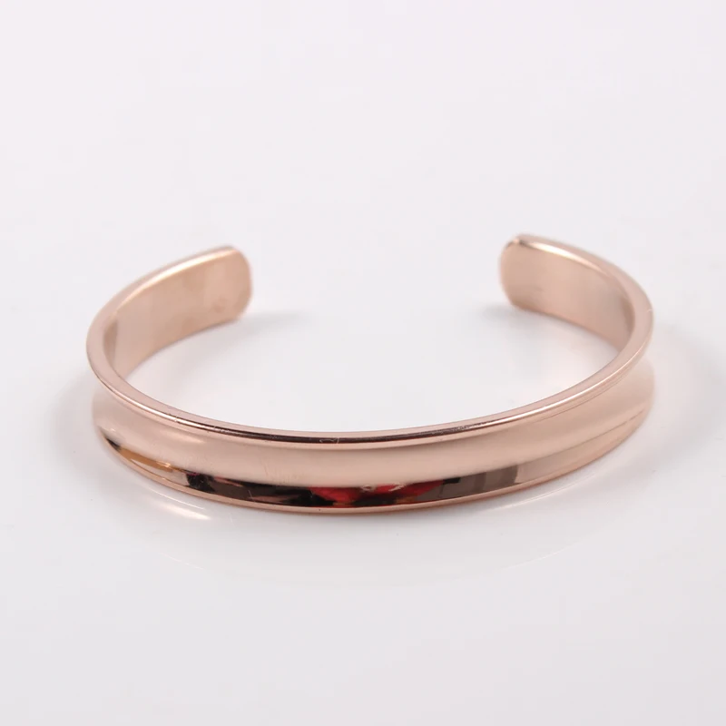 rose gold color Розовое золото цвет серебристый цвет открыт манжета браслеты для женщин мужские ювелирные изделия черные браслеты ручные аксессуары регулируемые - Окраска металла: rose gold color