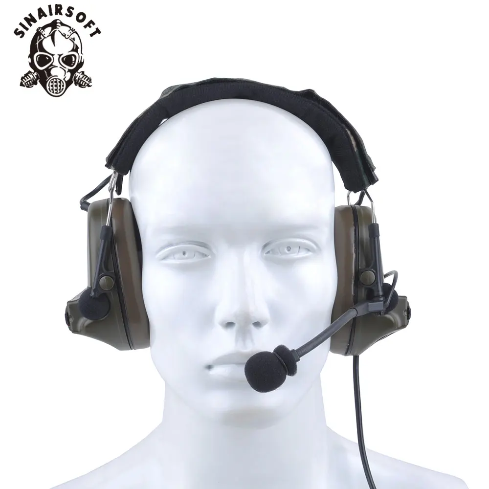 Z tactical Sordin Tactical Airsoft Comtac 041 ZComtac II Гарнитура Стиль шлем шумоподавляющие