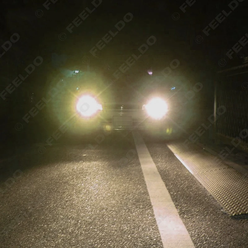 FEELDO 35 Вт Автомобильные лампы переменного тока HID Ксеноновые фары H13/9008 Hi/Lo Bi Xenon с