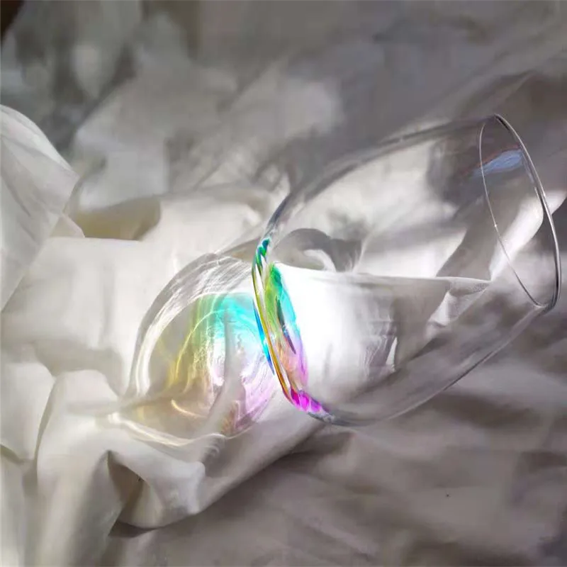 Новая Радужная рефракционная чашка цветная круглая креативная Стильная