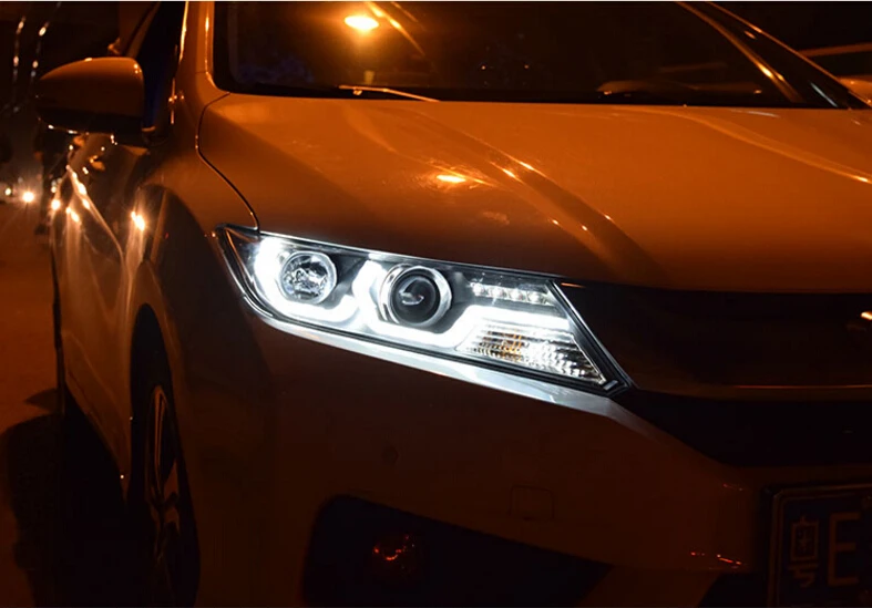 HID 2015~2017 Car Styling for Ctiy Headlight insight MDX Passport ridgeline pilot Delsol City head lamp | Автомобили и мотоциклы