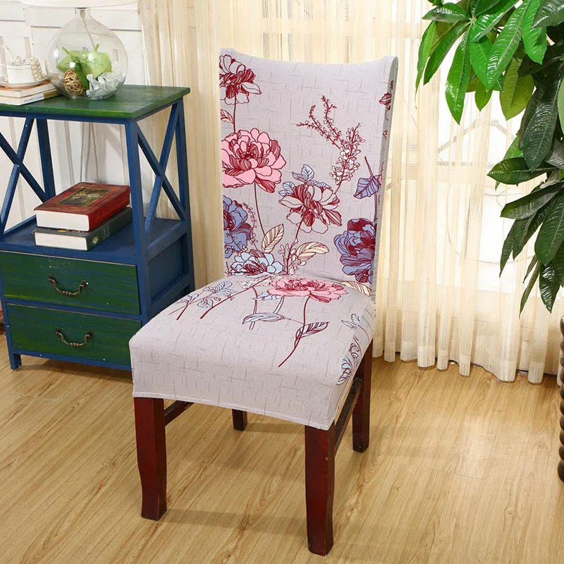 Monily скандинавский цветок съемный эластичный спандекс чехол для стула протектор