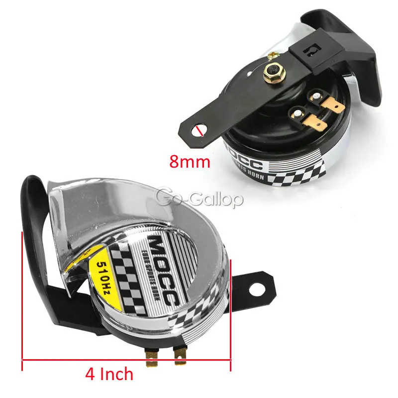 Мотоцикл 510 Гц хромовый спортивный рожковый для Honda Shadow Spirit VT750 VT1100 VT700/Yamaha V Star XVS 650