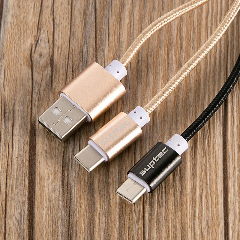 Кабель USB Type-C SUPTEC 3 1 для быстрой зарядки и синхронизации данных плетеный кабель C