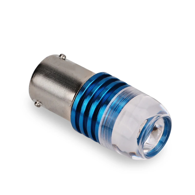 2 шт. Автомобильные светодиодные лампы 1156PY 7507 PY21W BAU15S 3W DC 12 В|blue light lamp|car lightlamp white |