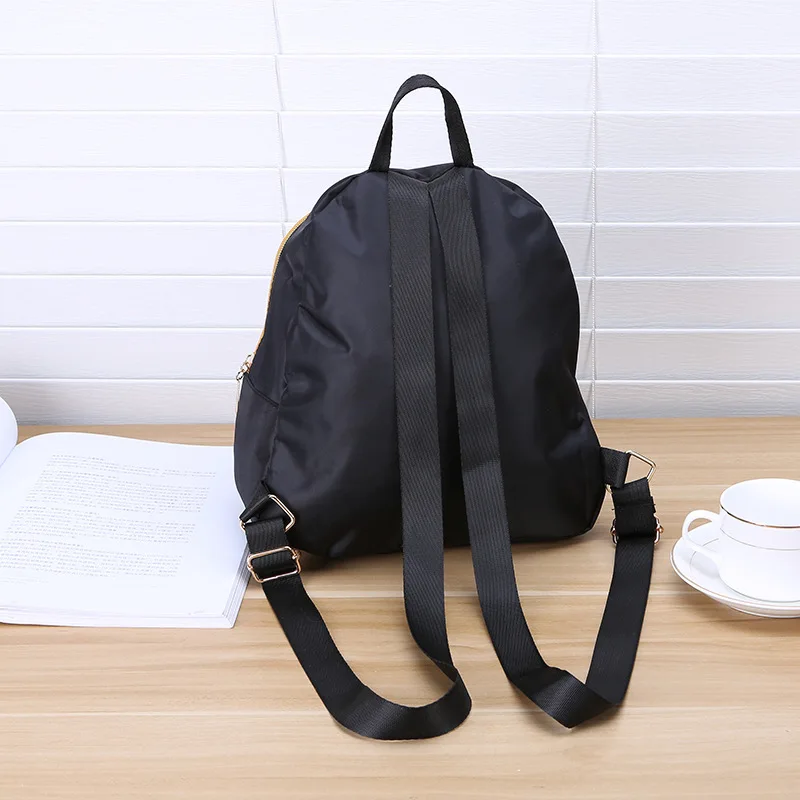 2019 черный рюкзак женский модный однотонный дамские повседневные дорожные сумки