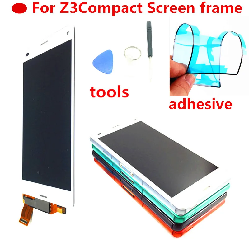 4 6 &quotОригинальный ЖК-дисплей для Sony Xperia Z3 компактный mini LCD D5803 D5833 сенсорный экран