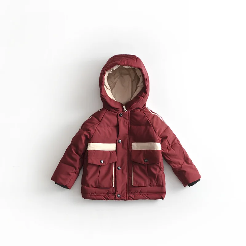 Детские пуховики и парки зимние детские шерстяные пальто верхняя одежда для