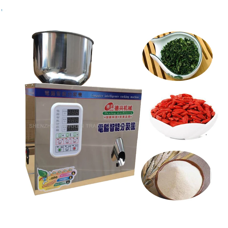 1-120g Tea Weighing and Packing Machine 110V/220V Automatic Measurement of Particle Bag Tea Packaging Machine