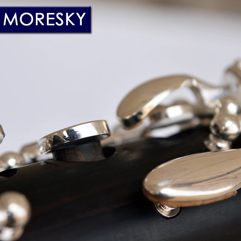 MORESKY Профессиональный кларнет из черного дерева A/C tune 17 ключ Посеребренная медь твердой древесины кларнет MA68