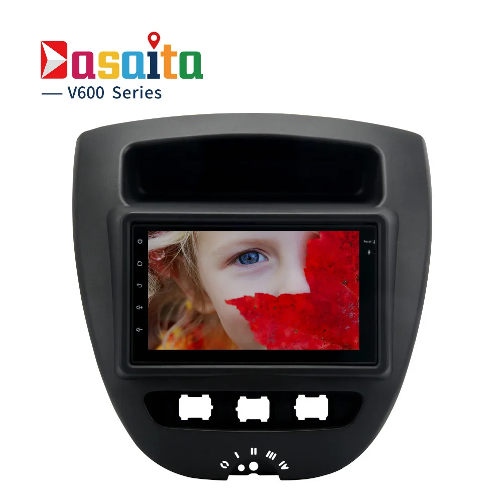 Dasaita 7 &quotAndroid 6 0 Автомобильный gps плеер для Toyota Aygo 2005 с восьмиядерным процессором 2