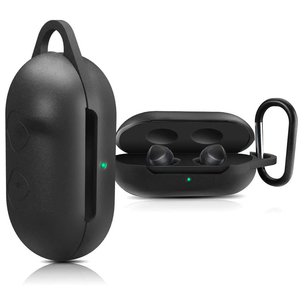 Силиконовый противоударный чехол для samsung Galaxy Buds, защитный чехол, портативный чехол для наушников, чехол для samsung Buds, кожаный чехол