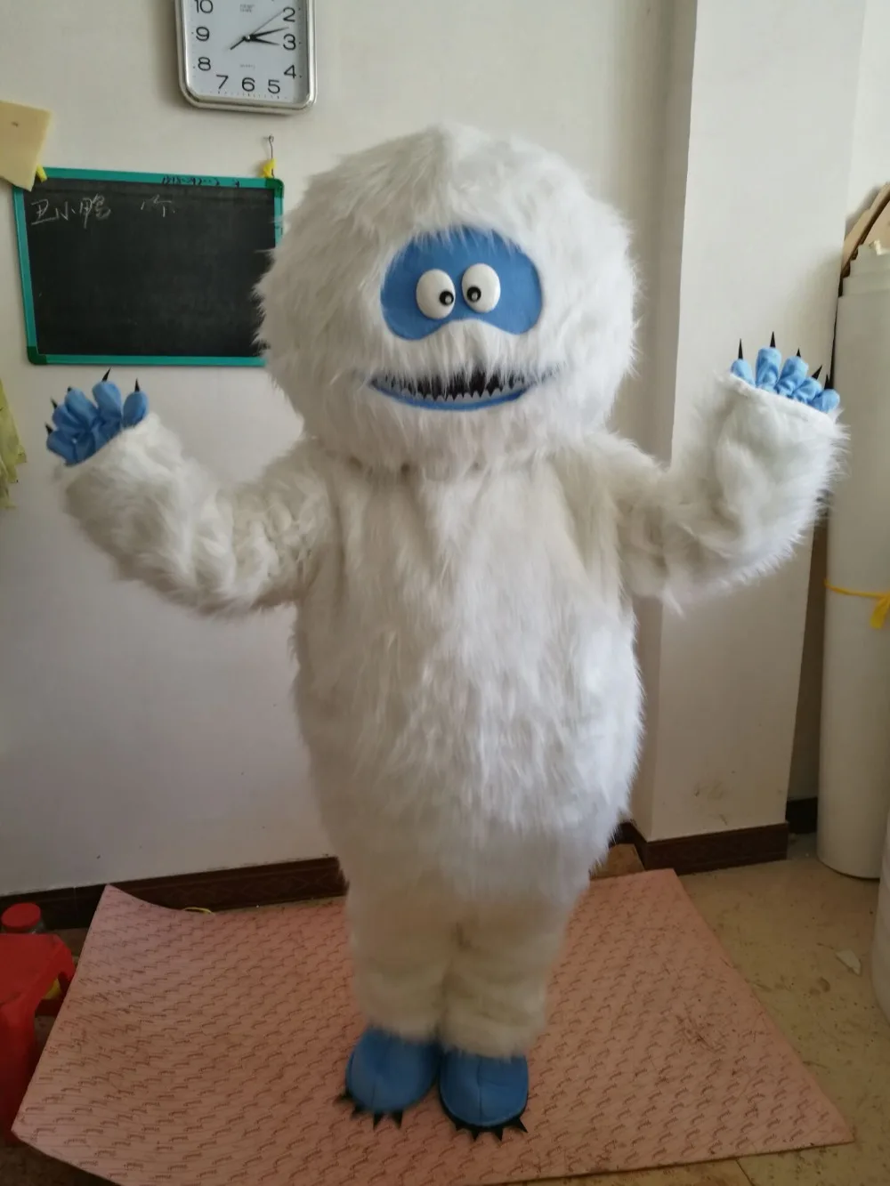 Костюм Снеговик талисман Bumble The Abominable снежные Монстры йети костюм для