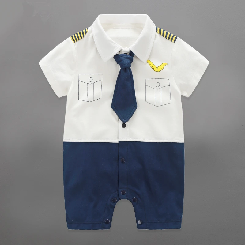 Летний комбинезон для маленьких мальчиков комплект одежды новорожденных
