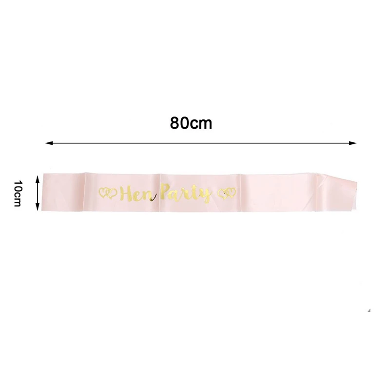 sash 8 (1pc) 6 шт./лот, атласный пояс для невесты, для команды, для девичника, вечерние украшения, принадлежности для свадьбы, украшения для душа, вечерние принадлежности - Цвет: sash 8 (1pc)