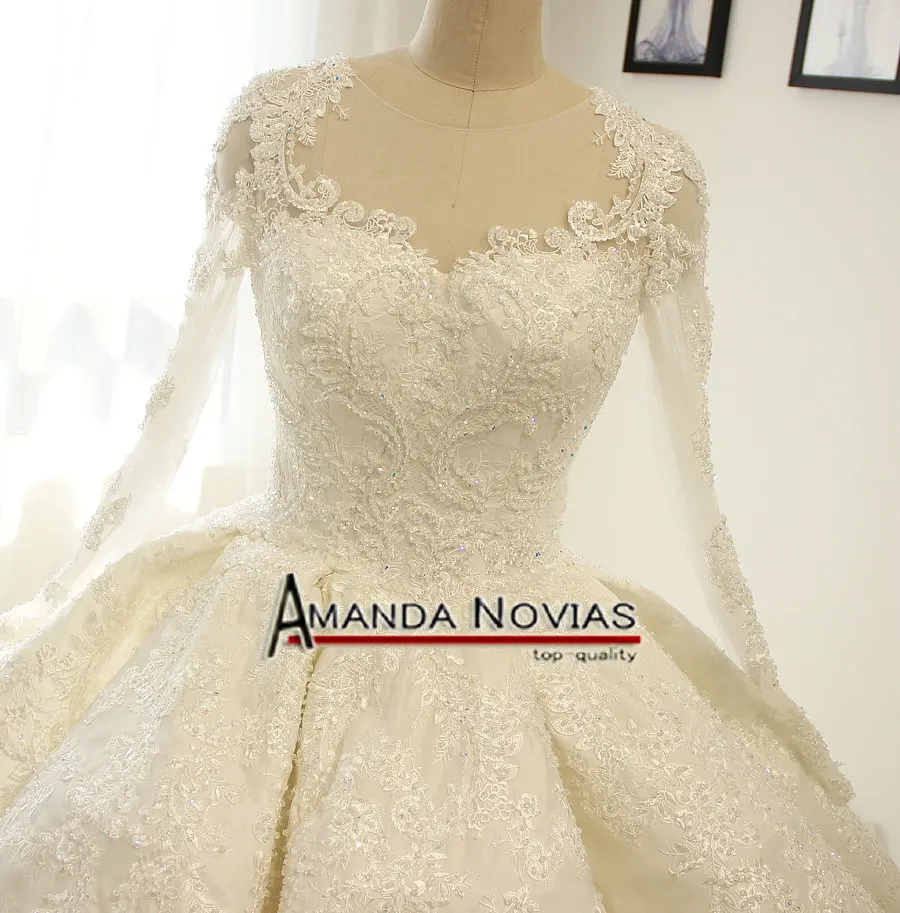 Роскошное Свадебное платье с арабским узором атласное свадебное длинным шлейфом